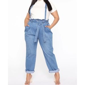 Denim Overalls
